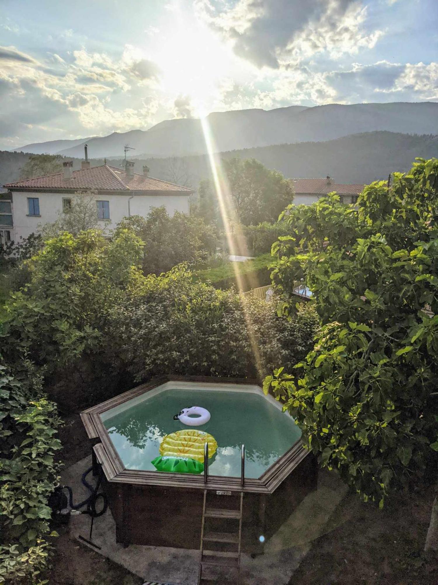 El Sola Spacieux Studio Avec Acces Jardin Et Piscine Corneilla-de-Conflent 외부 사진